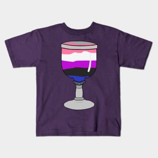 Genderfluid Goblet Kids T-Shirt